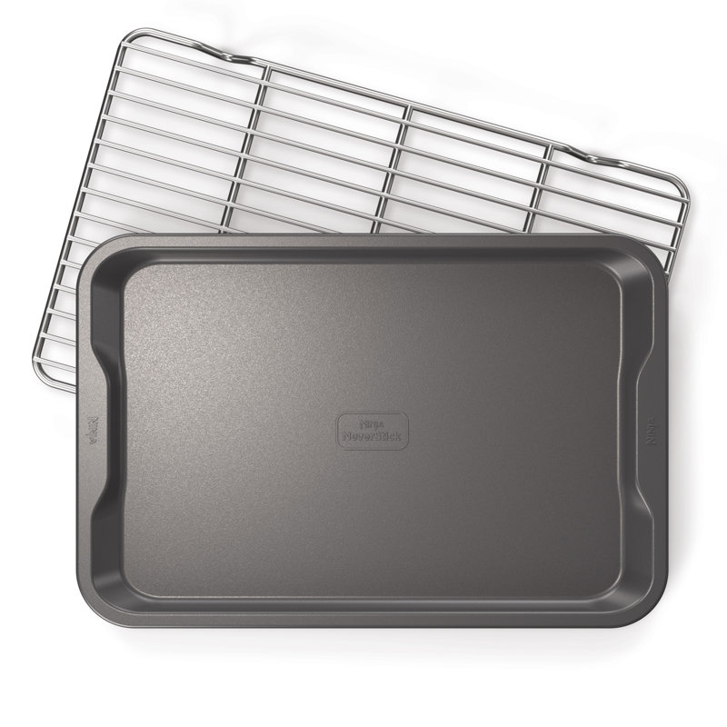Ninja Neverstick Essential 2piece Baking Sheet & Rack Set Wayfair